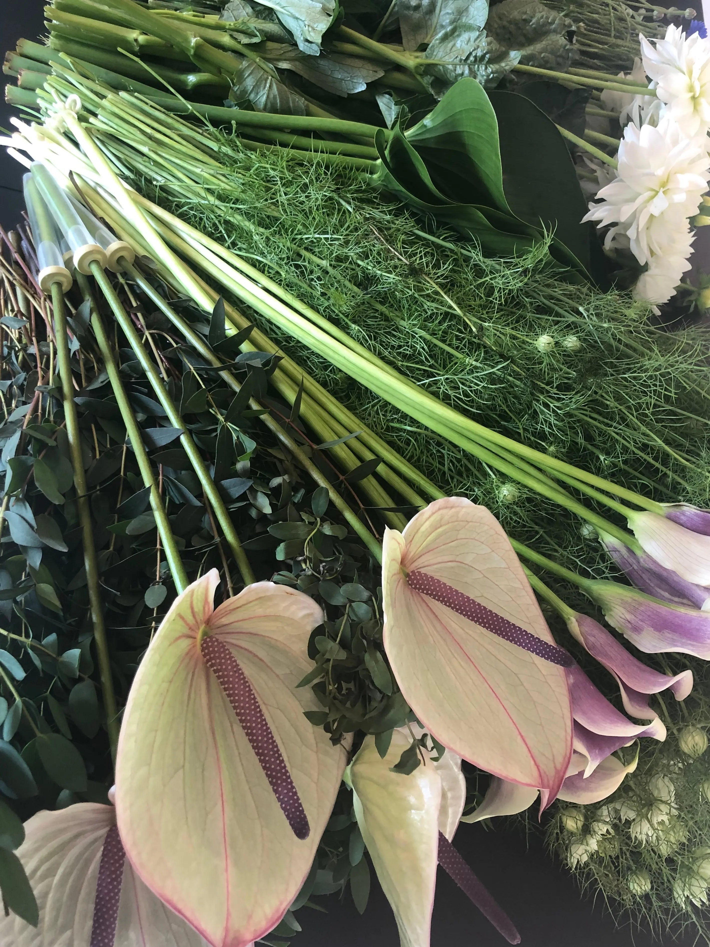 Flot og rustik blomster styling