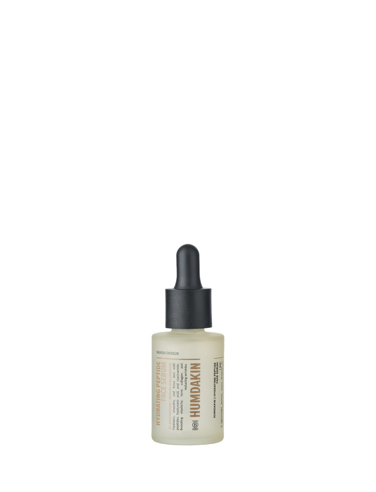 HUMDAKIN 01 Fugtgivende Peptid Ansigtsserum | 3% Niacinamid | Natriumhyaluronat Hair and Body Care