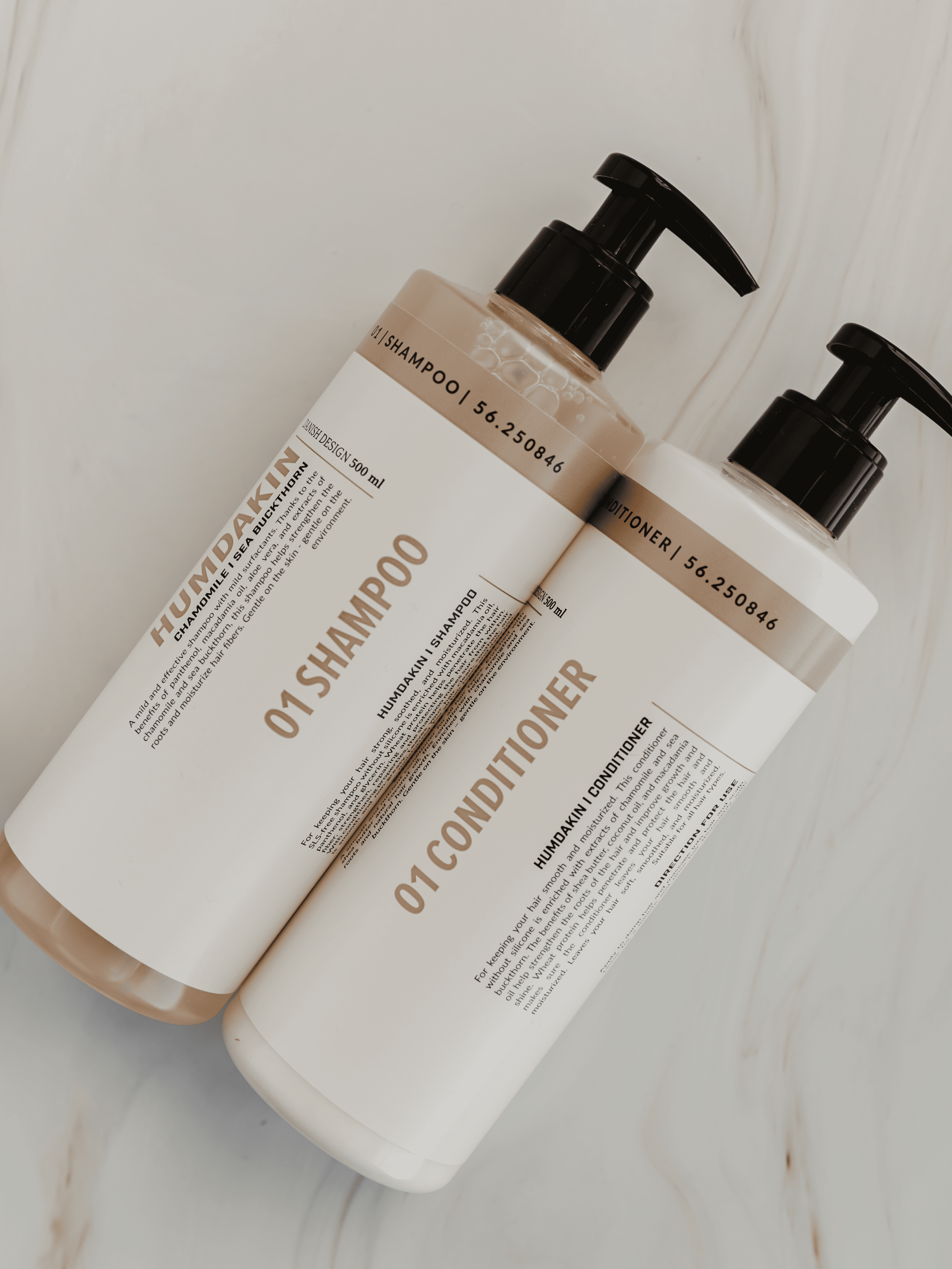 HUMDAKIN 01 Shampoo - Kamille & Havtorn Hair and Body Care 00 Neutral/No color