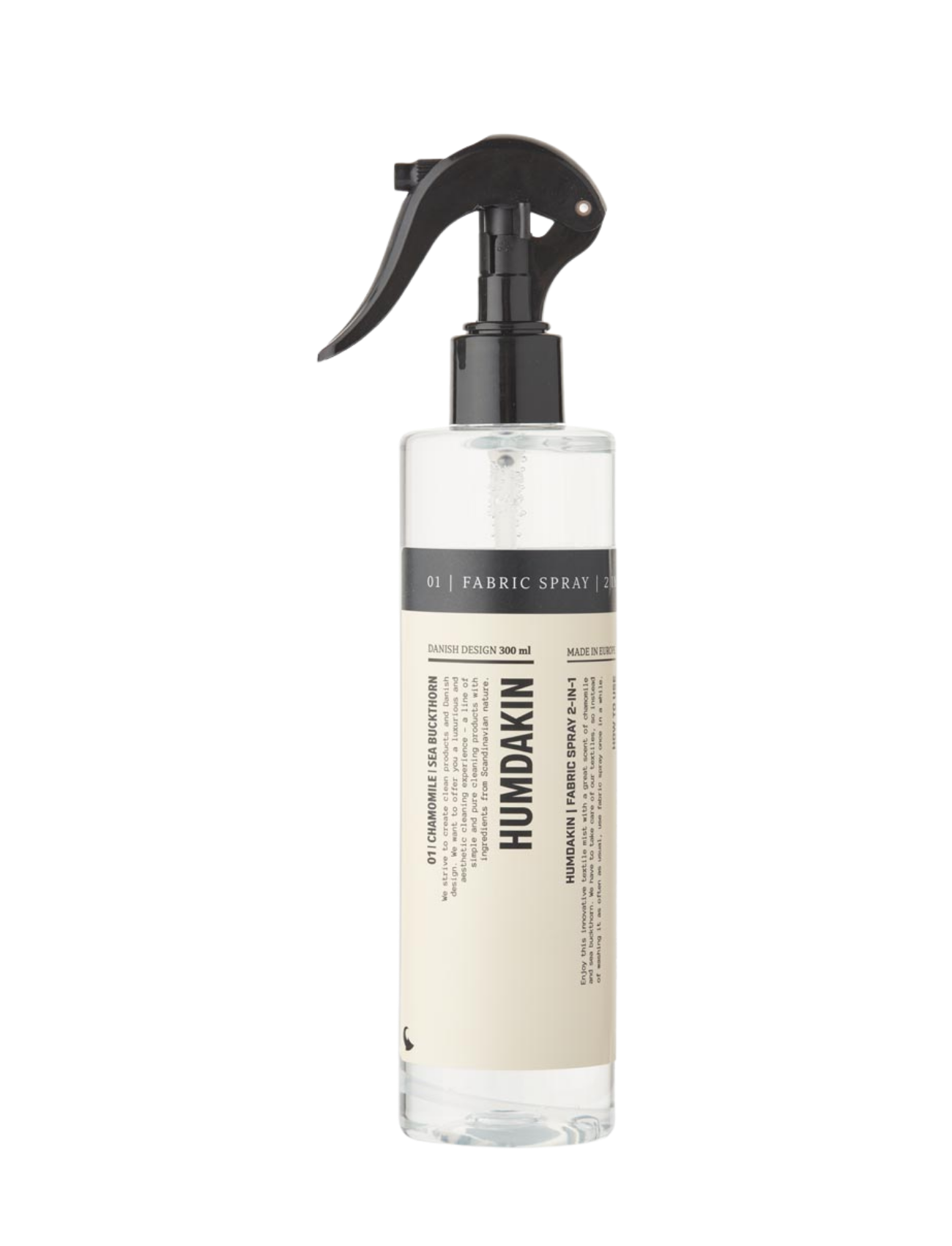 HUMDAKIN 01 Tekstilspray 2-i-1 - Kamille & Havtorn Fragrance
