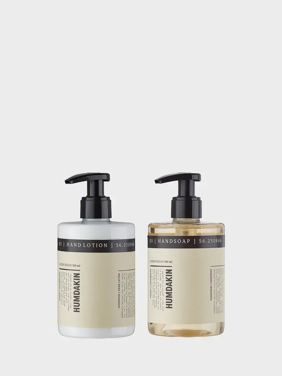 HUMDAKIN 03 Håndplejesæt - Pæon & Tranebær Hand Care