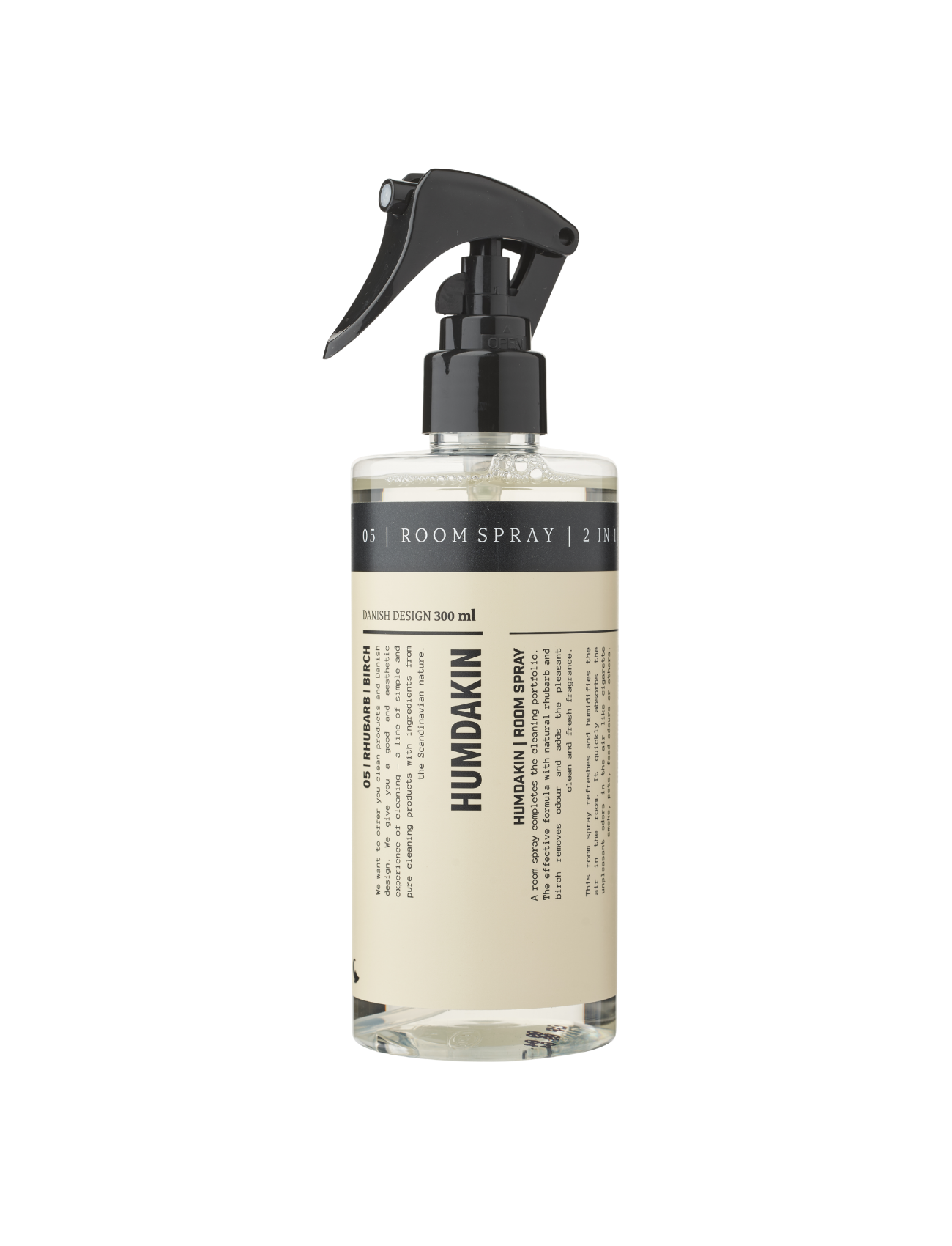 HUMDAKIN 05 Rumspray 2-i-1 - Rabarber og Birk Fragrance