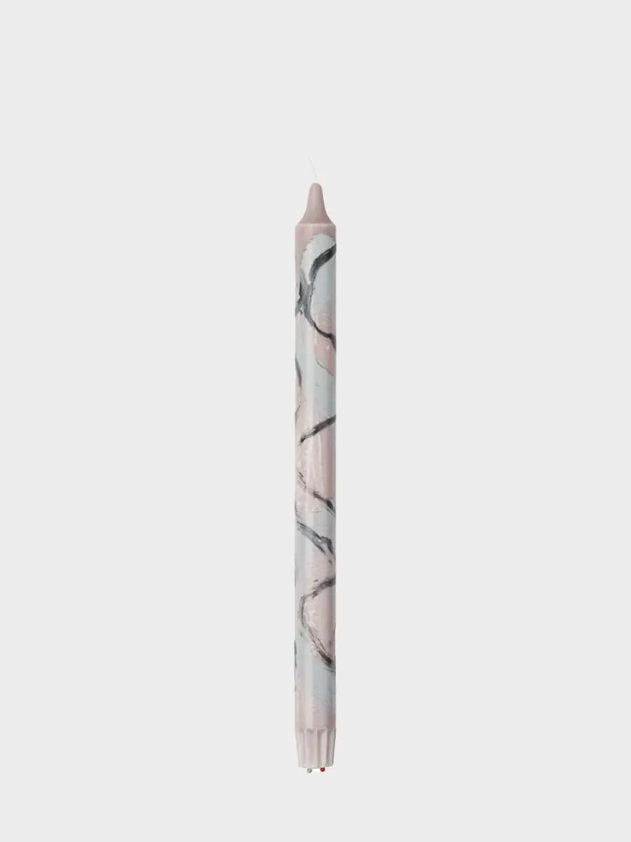 HUMDAKIN Batik Lys 30 cm. Candle 121 Lt. Stone/Stone