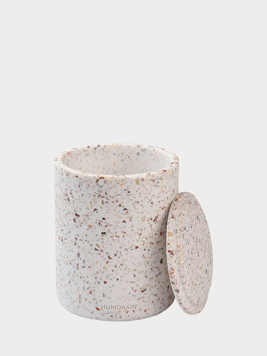 HUMDAKIN Bologna - Terrazzo Vase m. Låg Terrazzo 138 Red/Beige