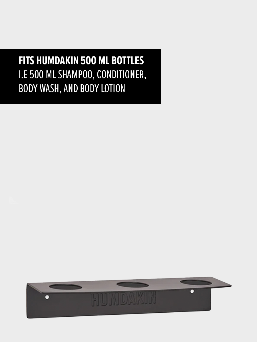 HUMDAKIN Bottle Hanger 500 ml triple - black Diverse 115 Black