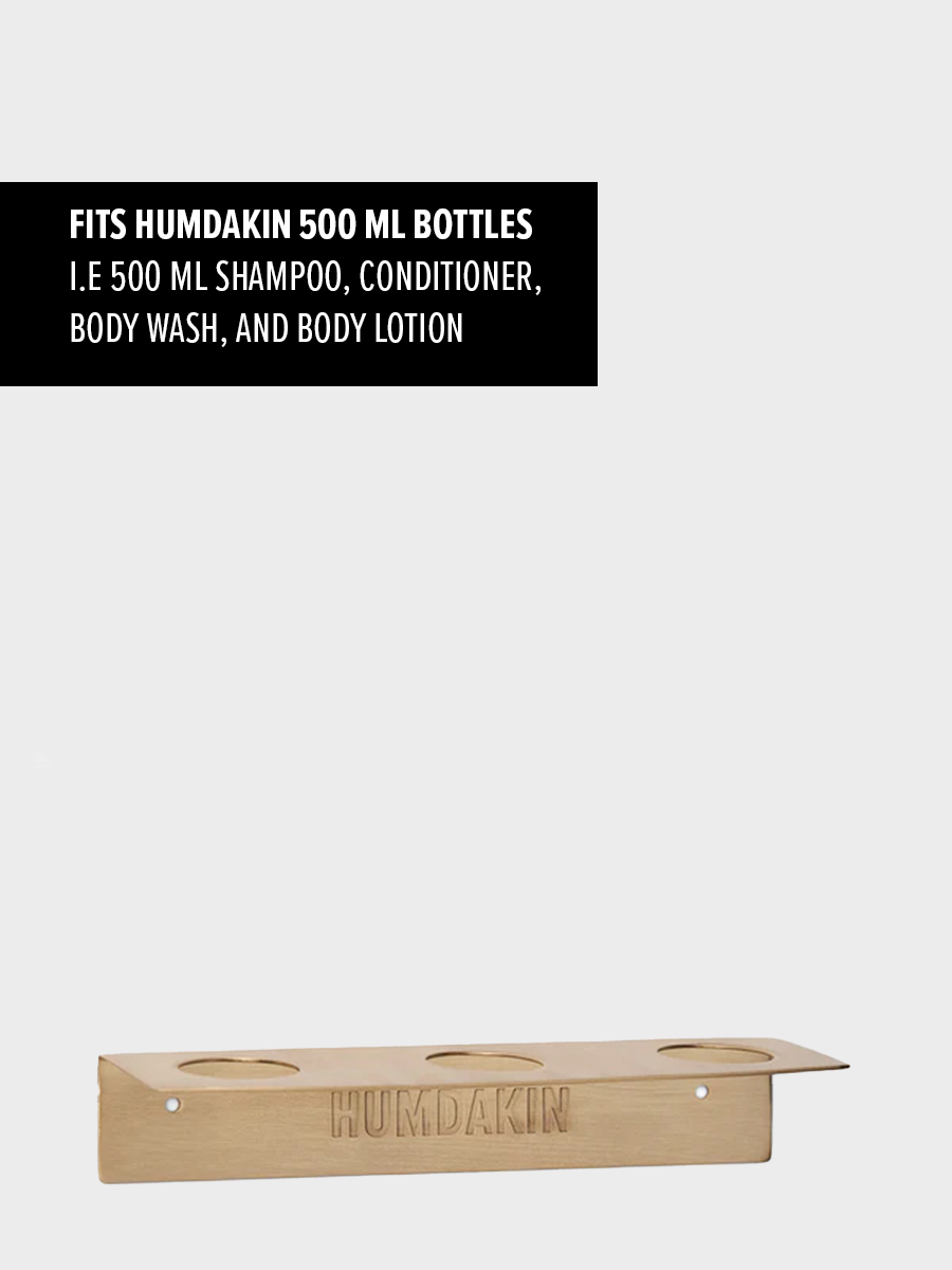 HUMDAKIN Bottle Hanger 500ml. Triple - Brass Diverse