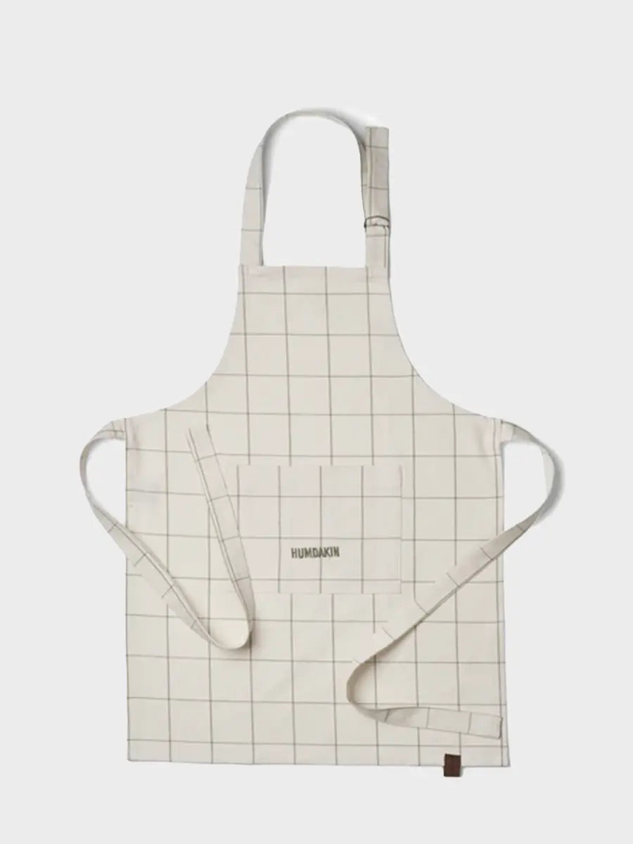 HUMDAKIN Forklæde - Check Organic Textiles 102 Leaf