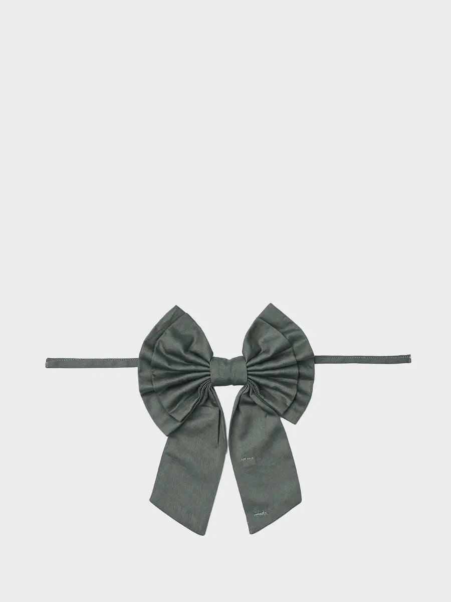 HUMDAKIN Dekorativ Sløjfe Organic Textiles 03 Green Seaweed