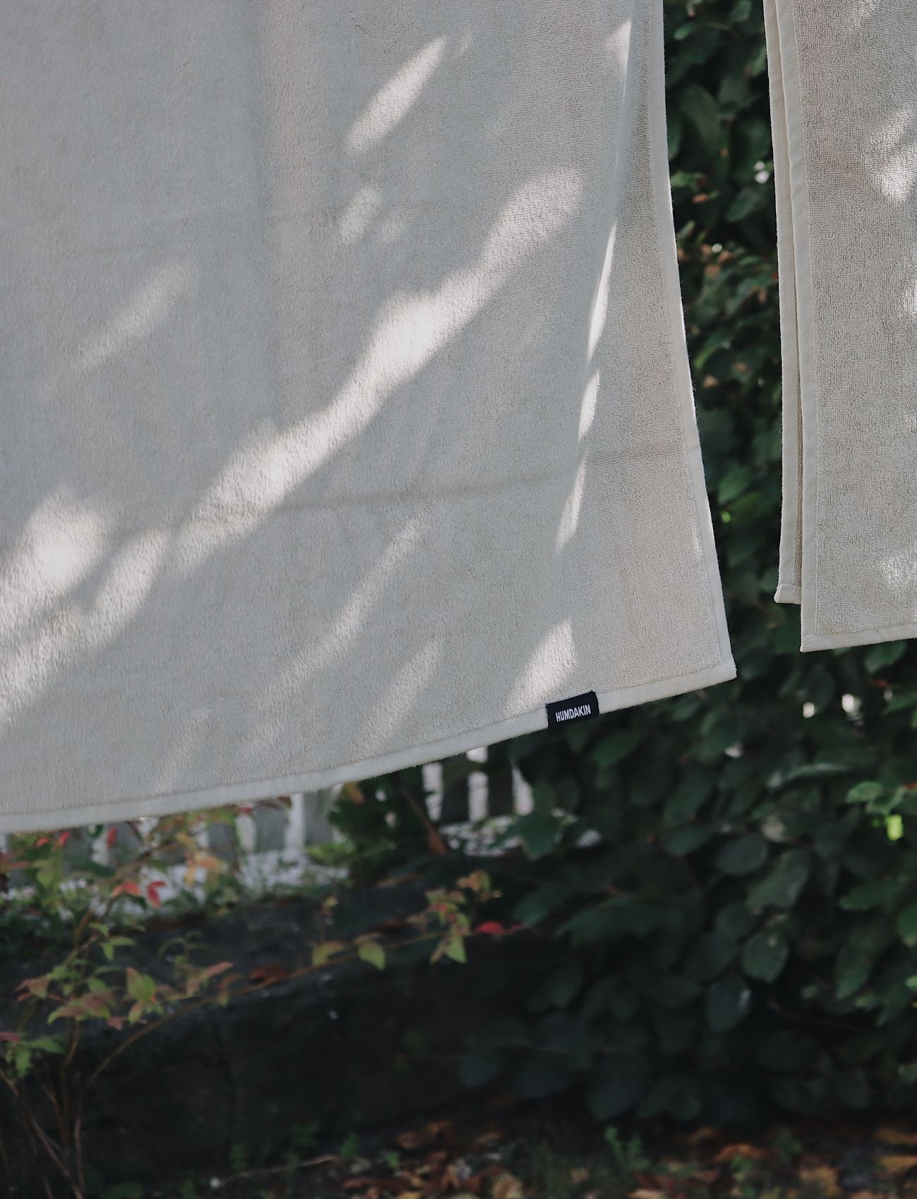 Cotton-terry Weave-knit Guest towel | Organic Cotton - Light Stone HUMDAKIN
