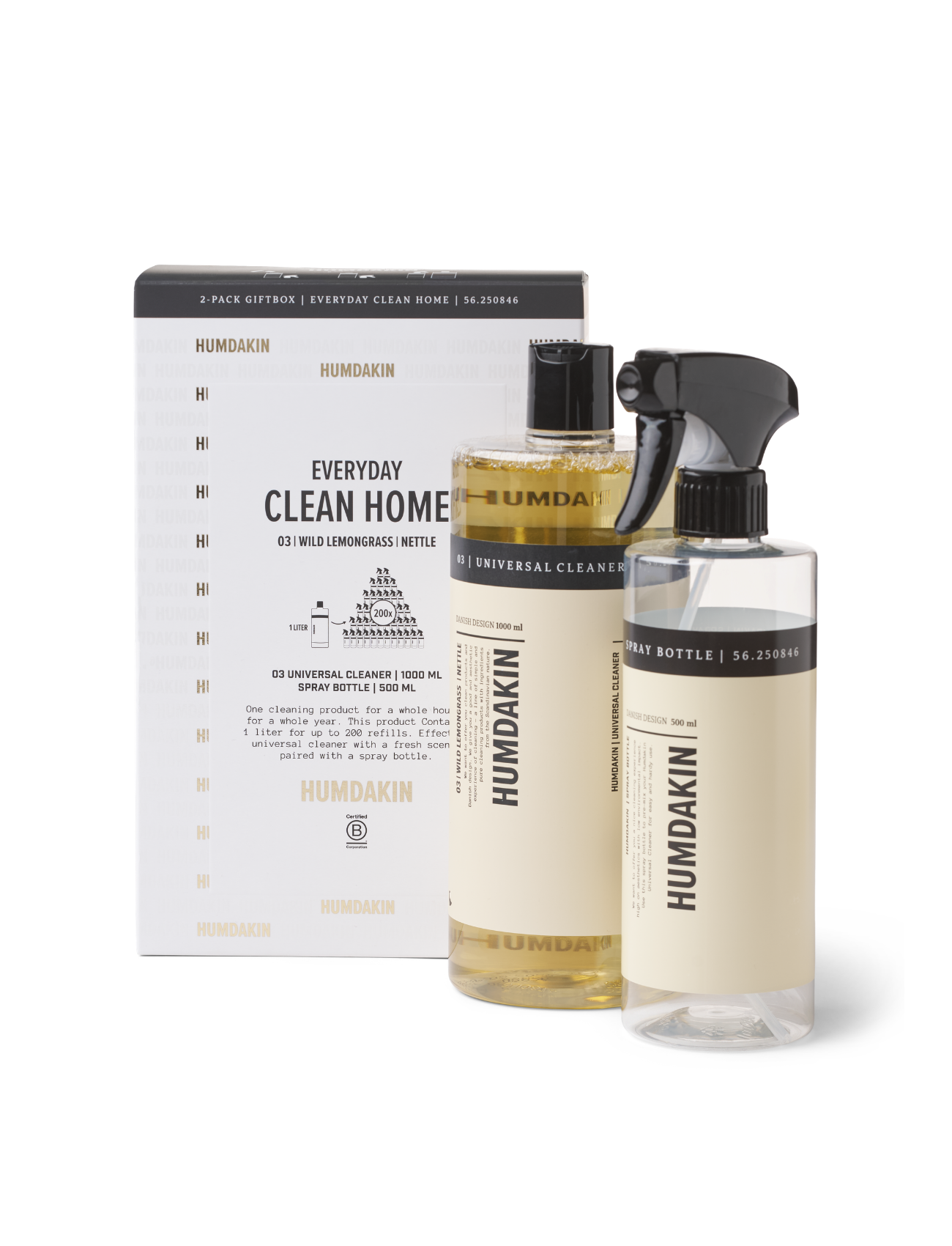 HUMDAKIN Gaveæske - 03 Rengøringssæt - Citrongræs & Nælde Cleaning