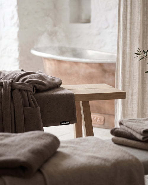 Cotton-terry Weave-knit Bath Towel - Waldorf HUMDAKIN