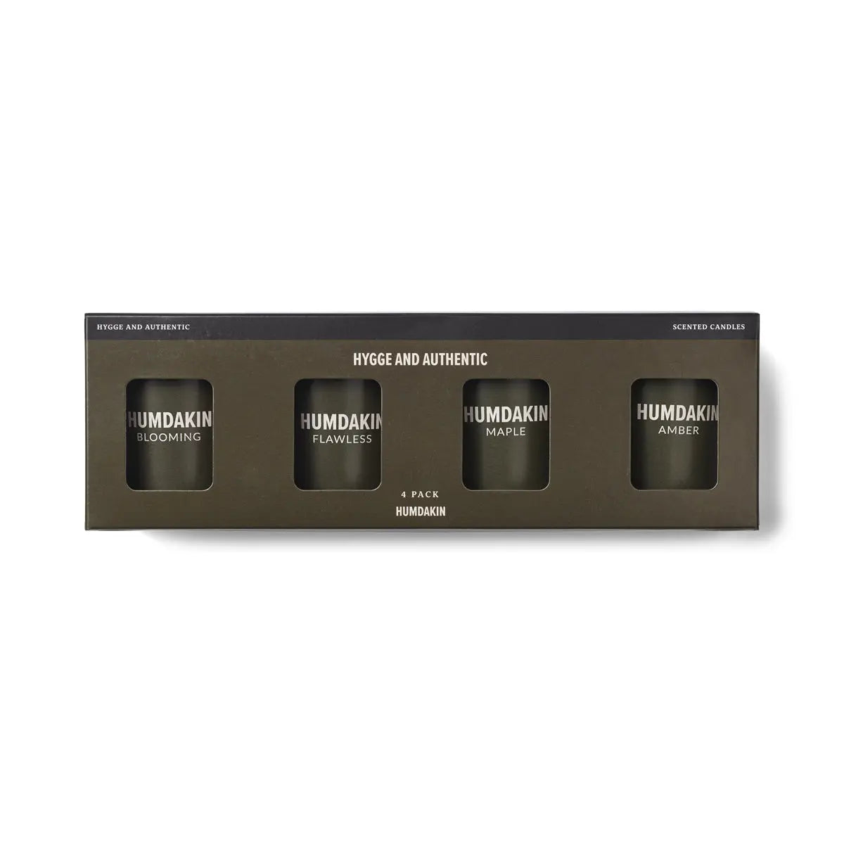 HUMDAKIN Hygge and Authentic - Duftlys - 4 stk Candle