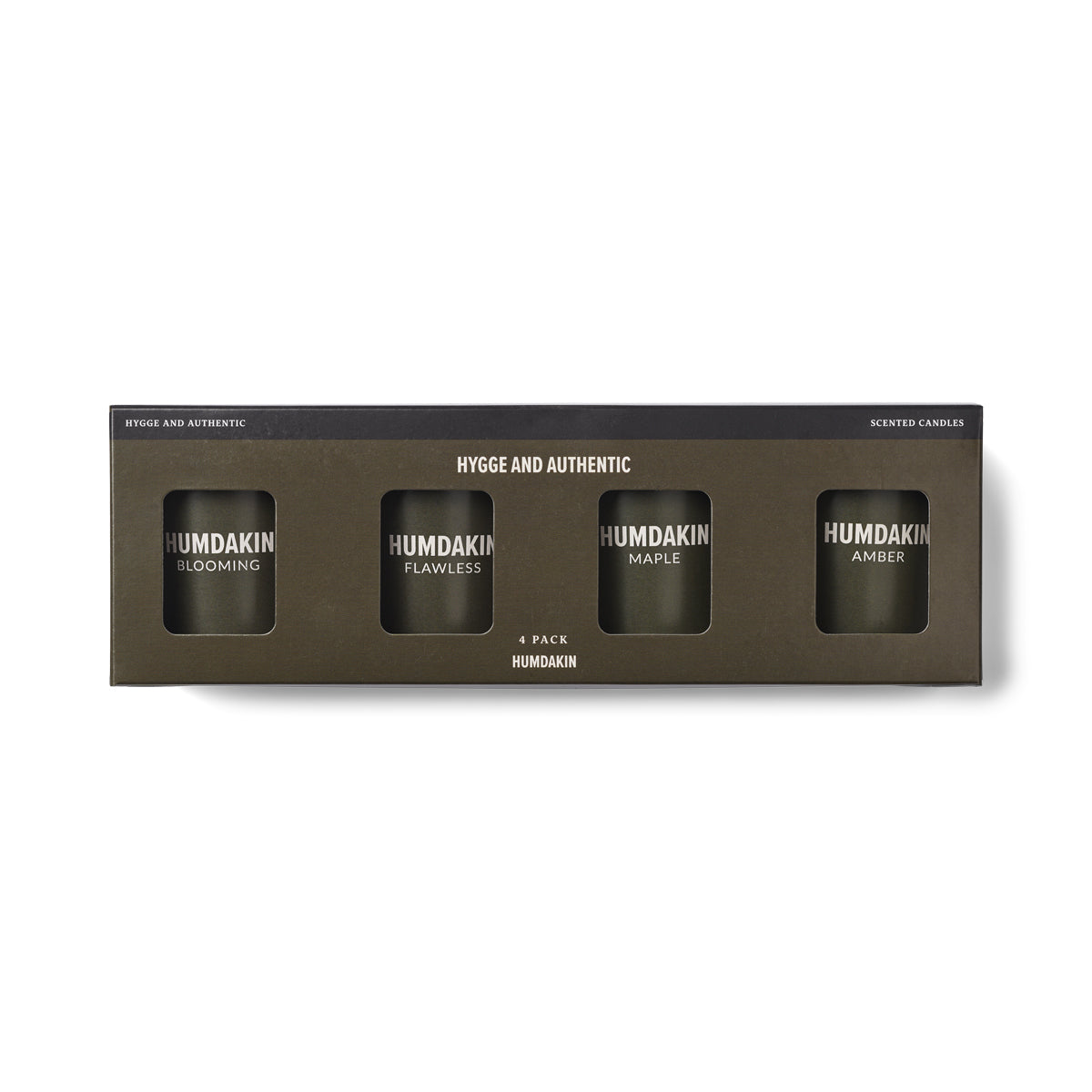HUMDAKIN Hygge and Authentic - Duftlys - 4 stk Candle