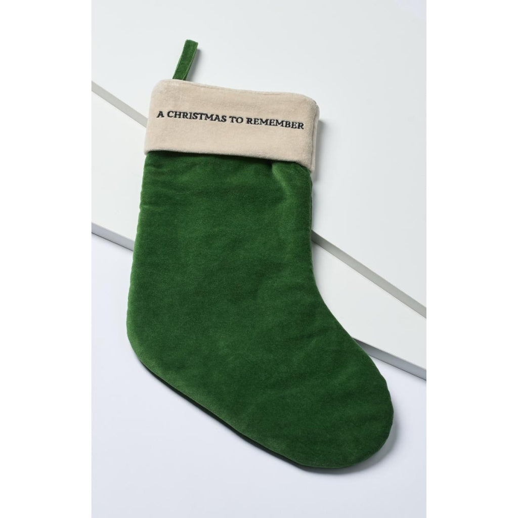 HUMDAKIN Julestrømpe - Velour Diverse 245 Festive Forest