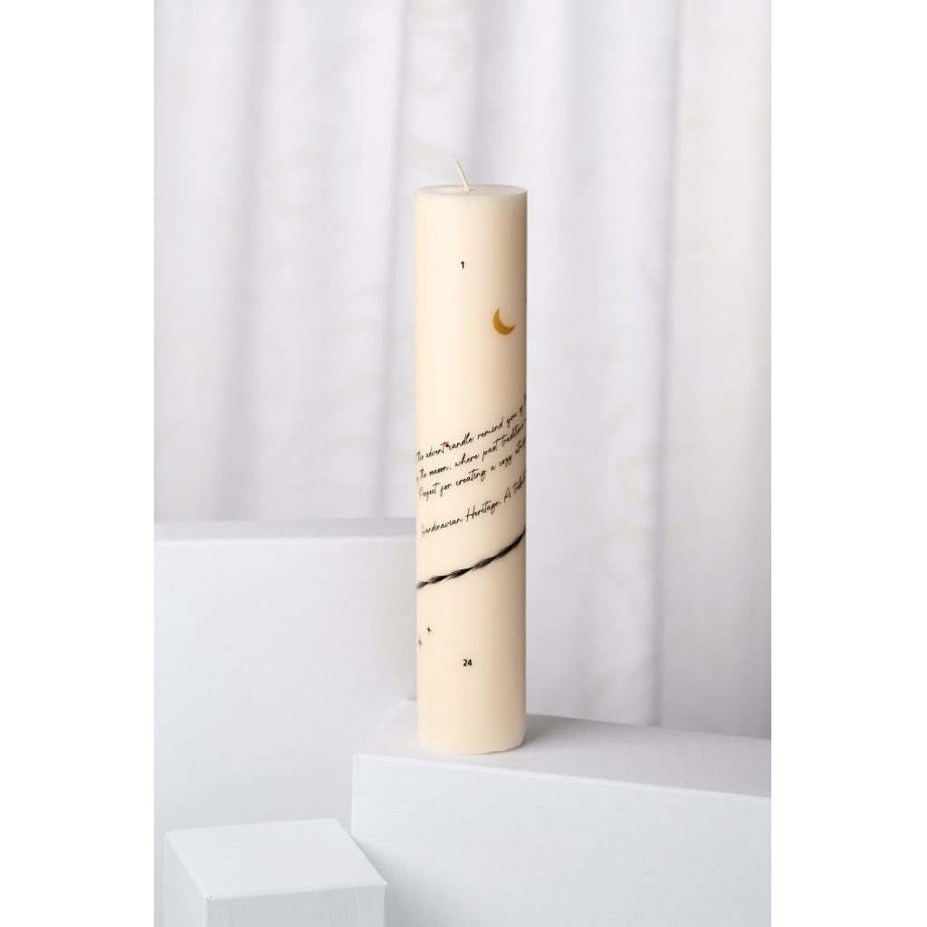 HUMDAKIN Kalenderlys Candle 250 Clean Christmas