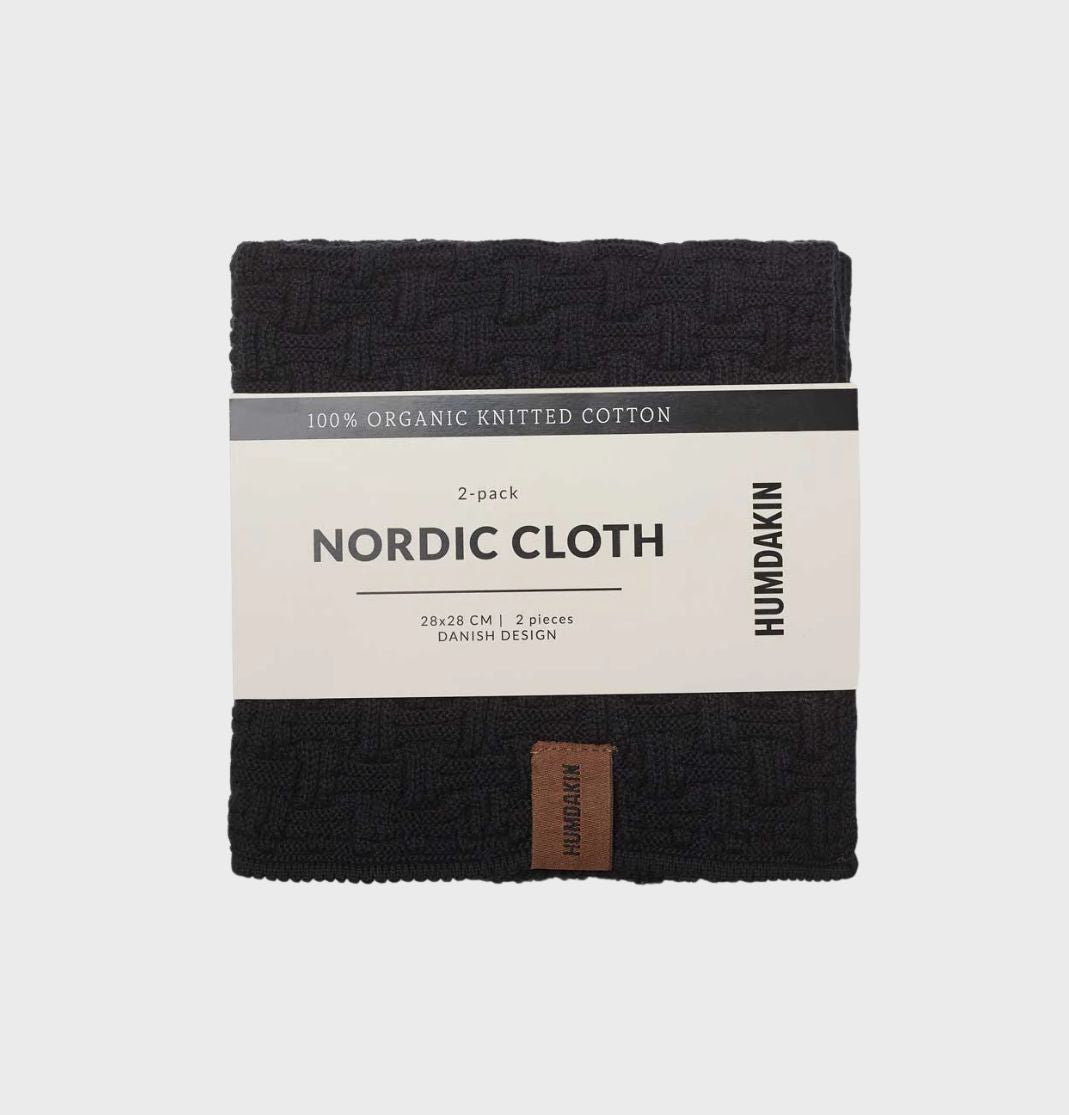 HUMDAKIN Klarklud - Nordic - 2stk Organic textiles 020 Coal