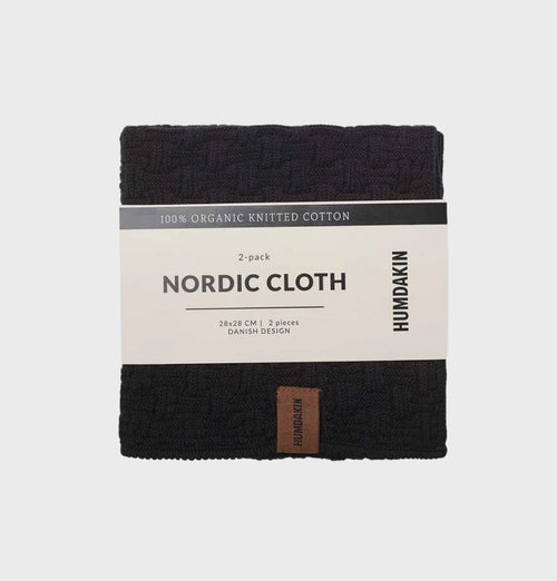 HUMDAKIN Klarklud - Nordic - 2stk Organic textiles 020 Coal