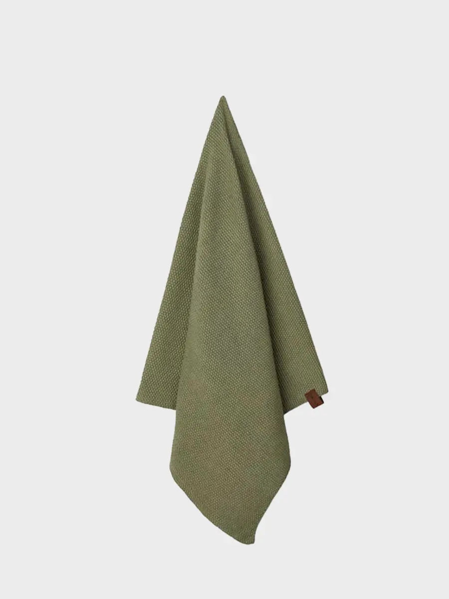 HUMDAKIN Strikket Køkkenhåndklæde Organic Textiles 028 Fern