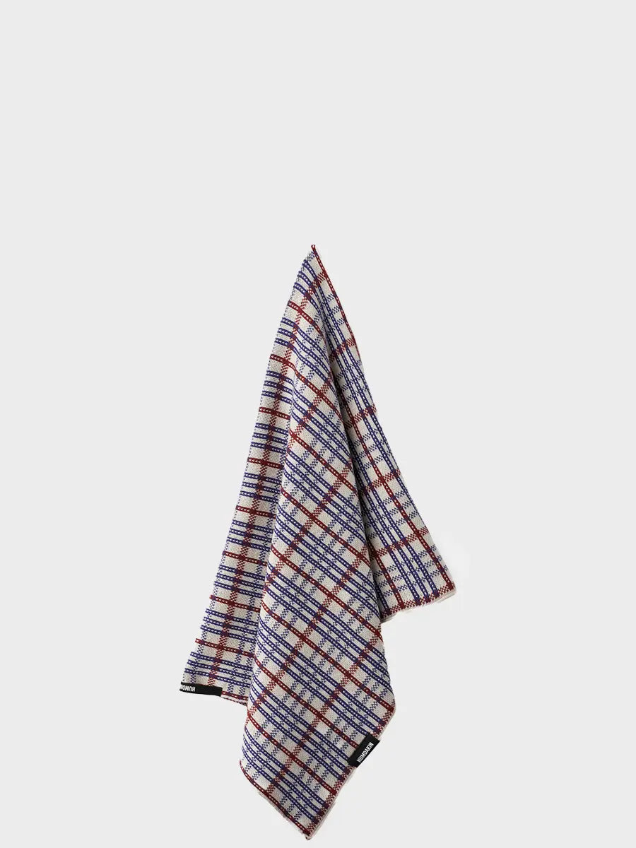 HUMDAKIN Strikket Køkkenhåndklæde Organic Textiles 233 Checkered Race
