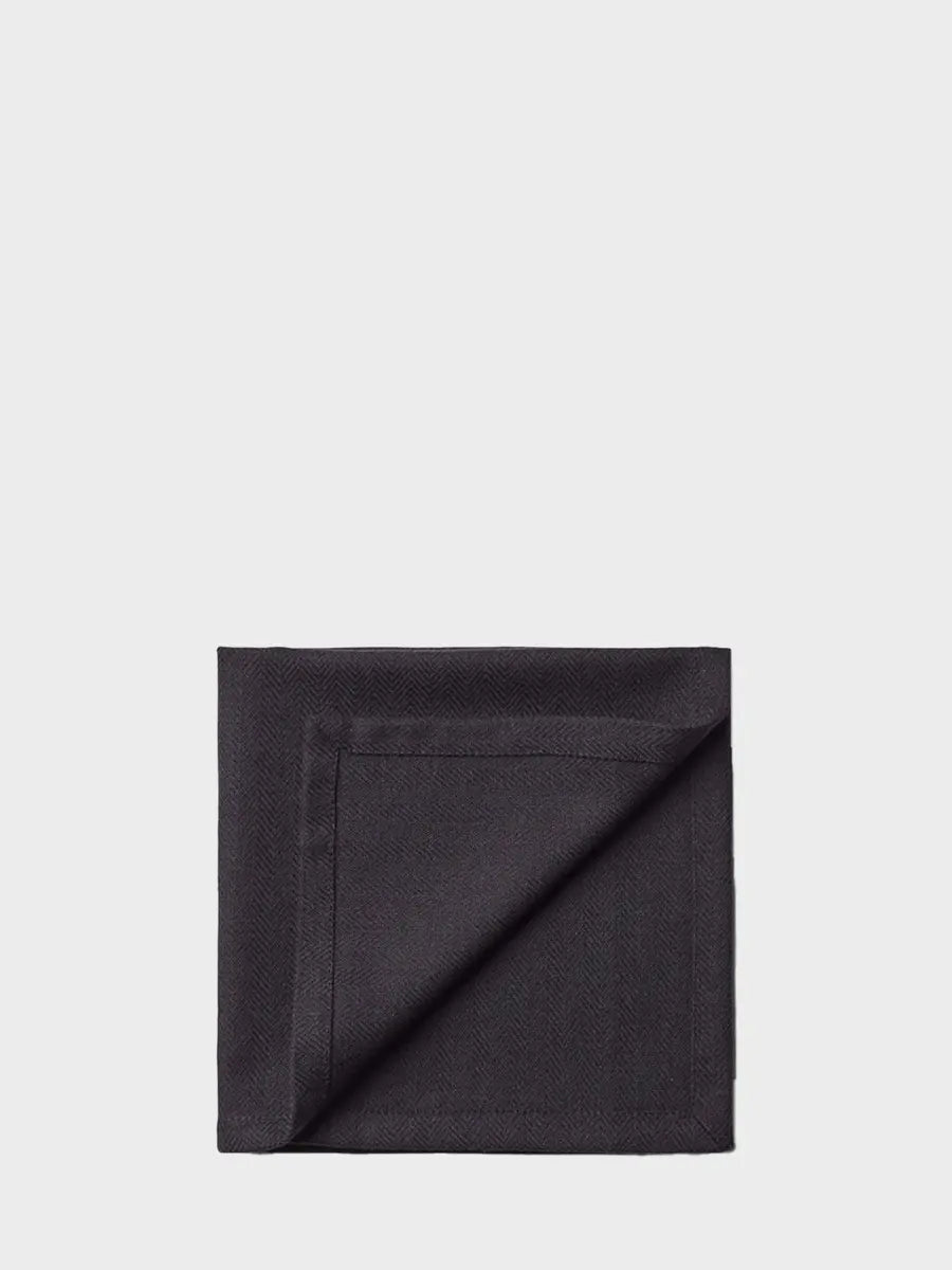 HUMDAKIN Serviet - 2 stk Organic Textiles 020 Coal
