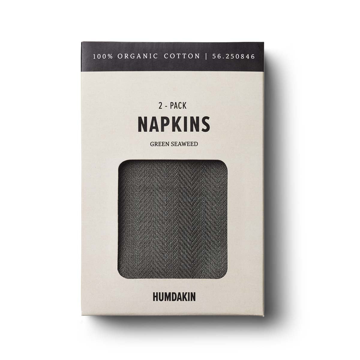 HUMDAKIN Napkin - 2 pack Organic textiles 03 Green Seaweed