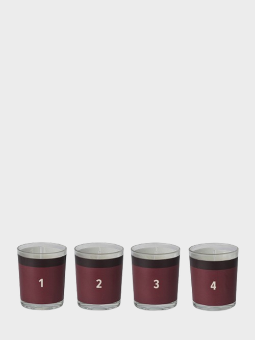 HUMDAKIN Nordisk Jul - duftlys, 4 stk Candle 00 Neutral/No color