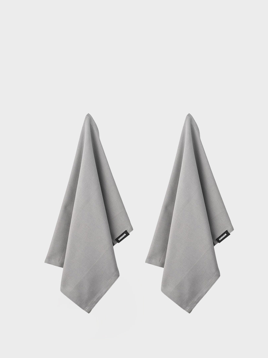 HUMDAKIN Økologisk Viskestykke - 2 stk Organic textiles 019 Stone