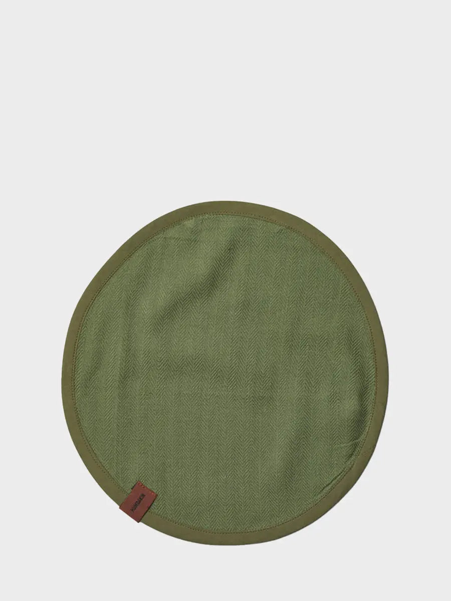 HUMDAKIN Oval køkkenklud Organic Textiles 028 Fern