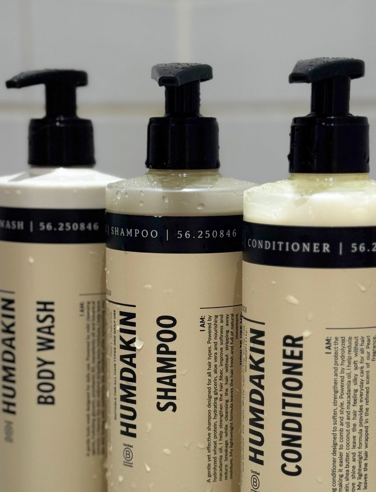 HUMDAKIN Pearl Shampoo - Jasmin & Sandeltræ Hair and Body Care