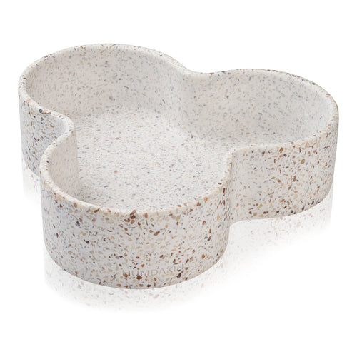 HUMDAKIN Pisa - Terrazzo Skål Terrazzo 138 Red/Beige