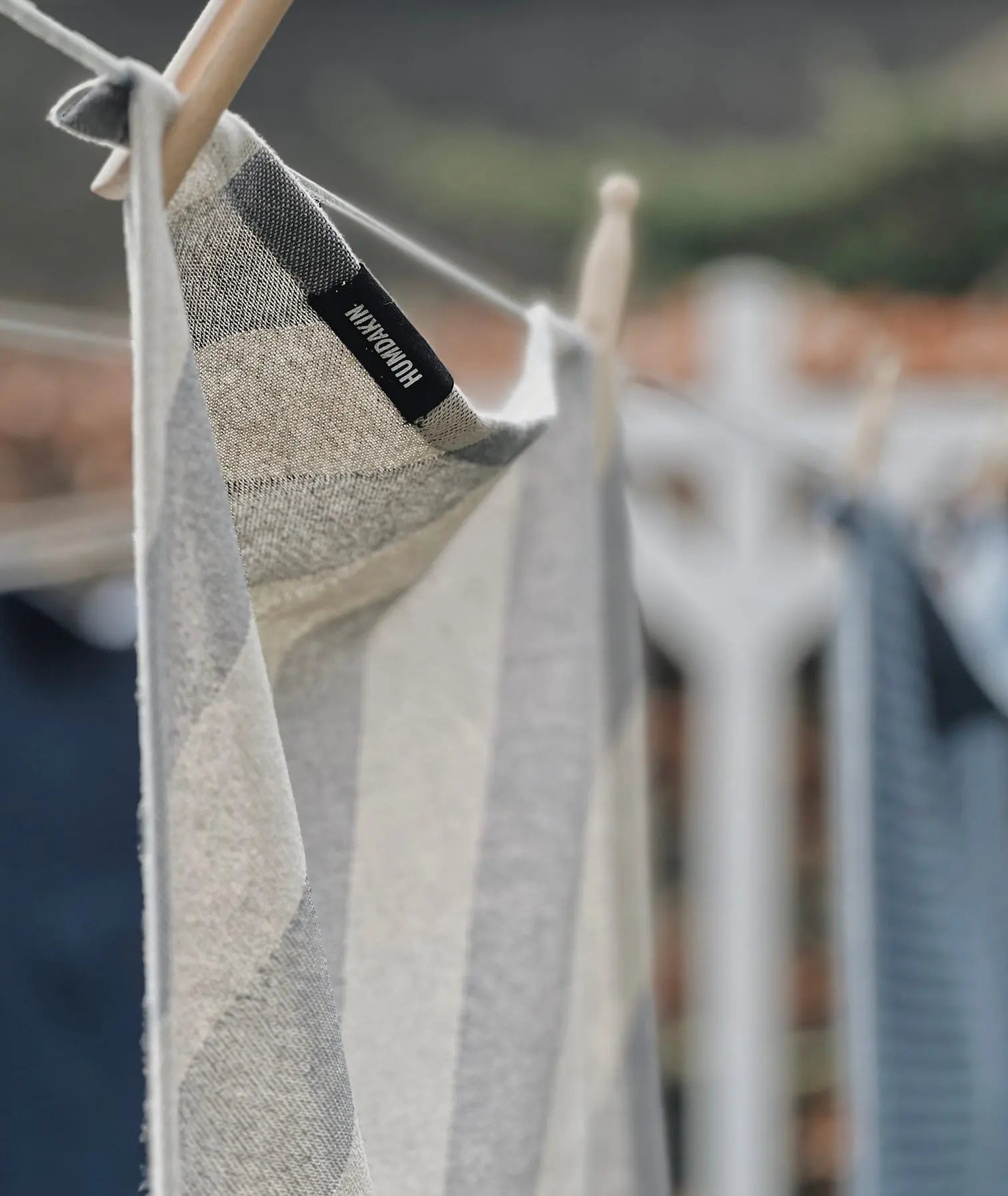 HUMDAKIN Viskestykker i genanvendt bomuld - 2 stk Organic Textiles 225 Blue Candy