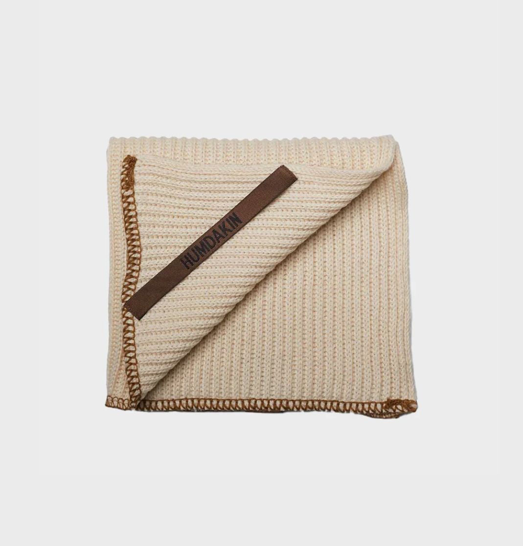 HUMDAKIN Ribbet klud 2 stk Organic textiles 122 Shell/Sunset