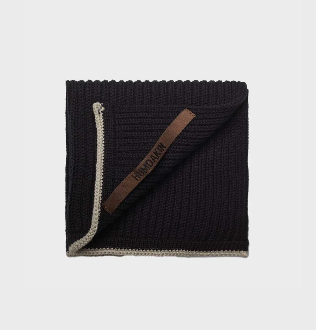 HUMDAKIN Ribbet klud 2 stk Organic textiles 123 Coal/Lt.Stone