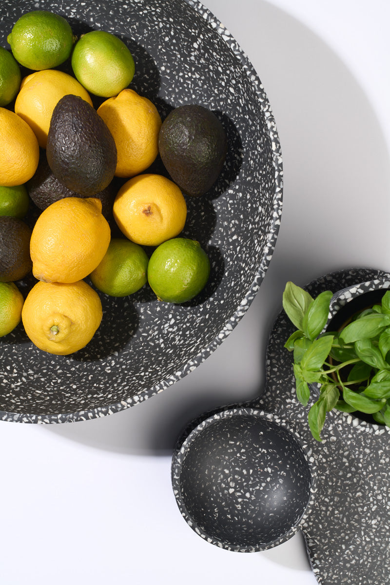 HUMDAKIN Rom - Terrazzo Skål Terrazzo 115 Black