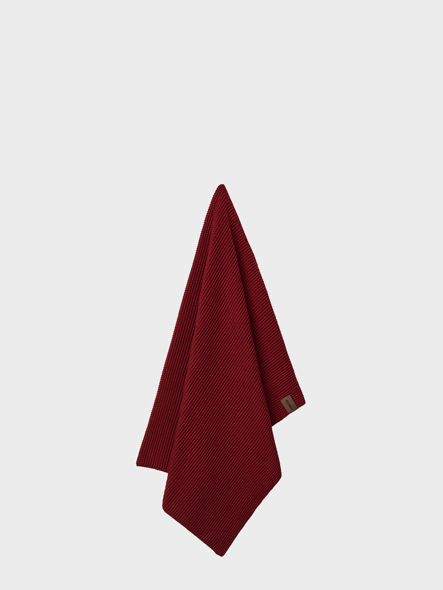 HUMDAKIN Strikket Køkkenhåndklæde Organic Textiles 212 Maroon