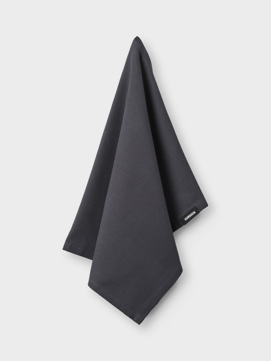 HUMDAKIN Strikket Køkkenhåndklæde Organic Textiles 251 Asphalt