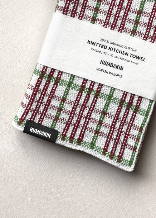 HUMDAKIN Strikket Køkkenhåndklæde Organic textiles 244 Winter Whisper