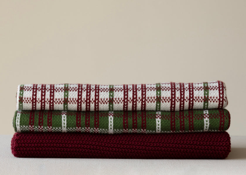 HUMDAKIN Strikket Køkkenhåndklæde Organic textiles 244 Winter Whisper