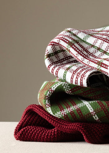 HUMDAKIN Strikket Køkkenhåndklæde Organic textiles 244 Winter Whisper