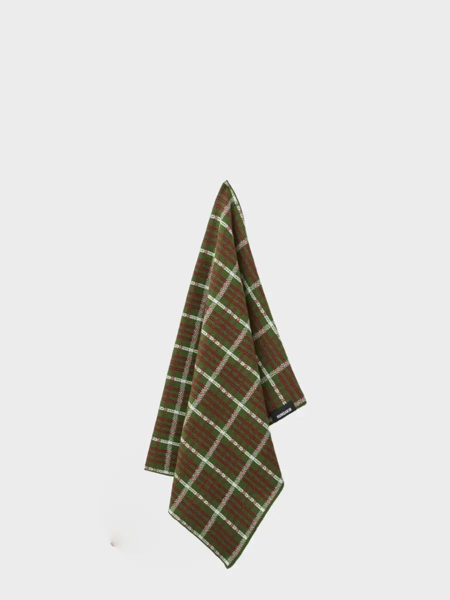 HUMDAKIN Strikket Køkkenhåndklæde Organic Textiles 245 Festive Forest