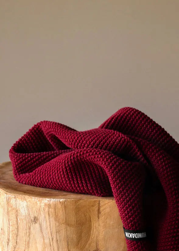 HUMDAKIN Strikket Køkkenhåndklæde Organic Textiles 247 Rosewood