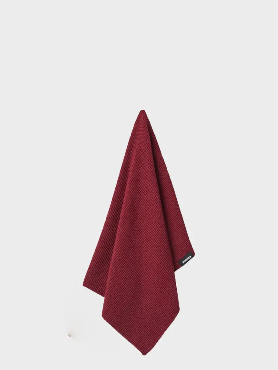 HUMDAKIN Strikket Køkkenhåndklæde Organic Textiles 247 Rosewood