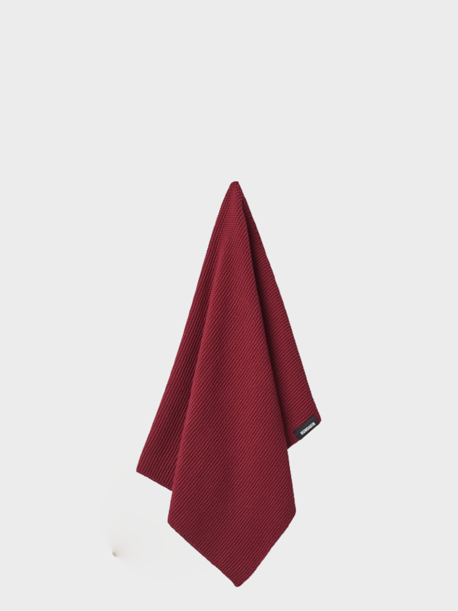 HUMDAKIN Strikket Køkkenhåndklæde Organic textiles 247 Rosewood