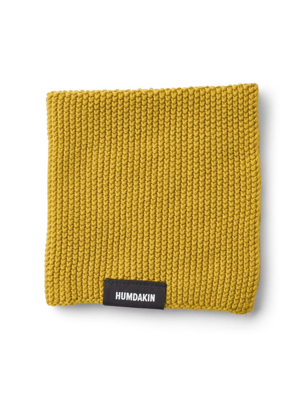 HUMDAKIN Strikket karklud Organic Textiles 253 Olive Oil