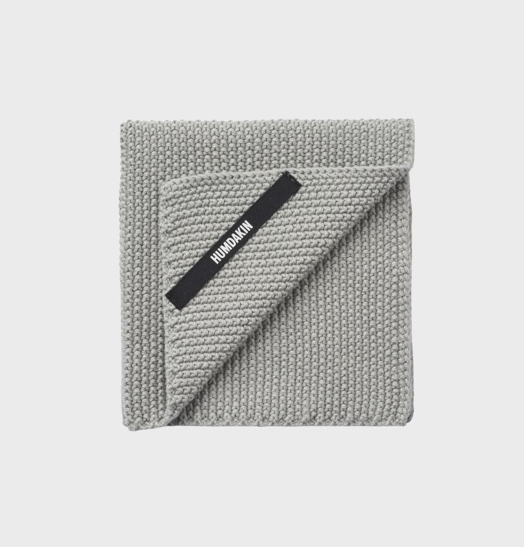 HUMDAKIN Strikket karklud Organic textiles 019 Stone