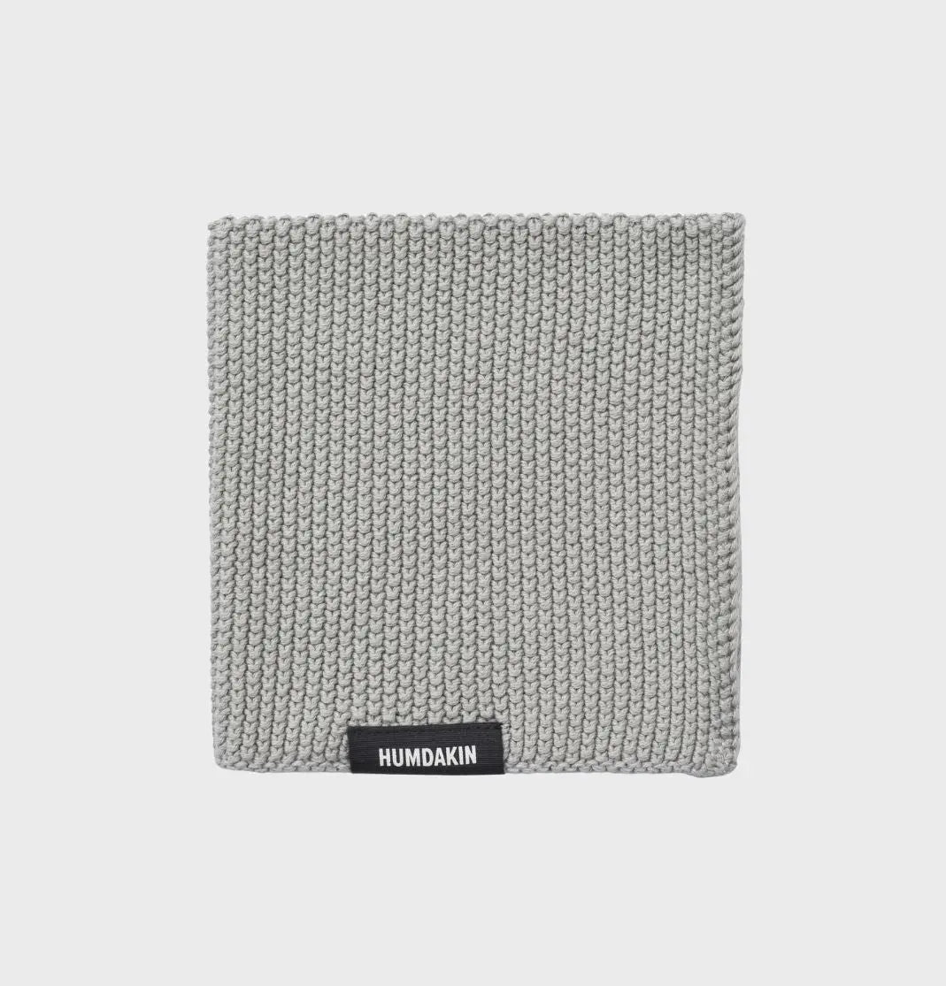 HUMDAKIN Strikket karklud Organic Textiles 019 Stone