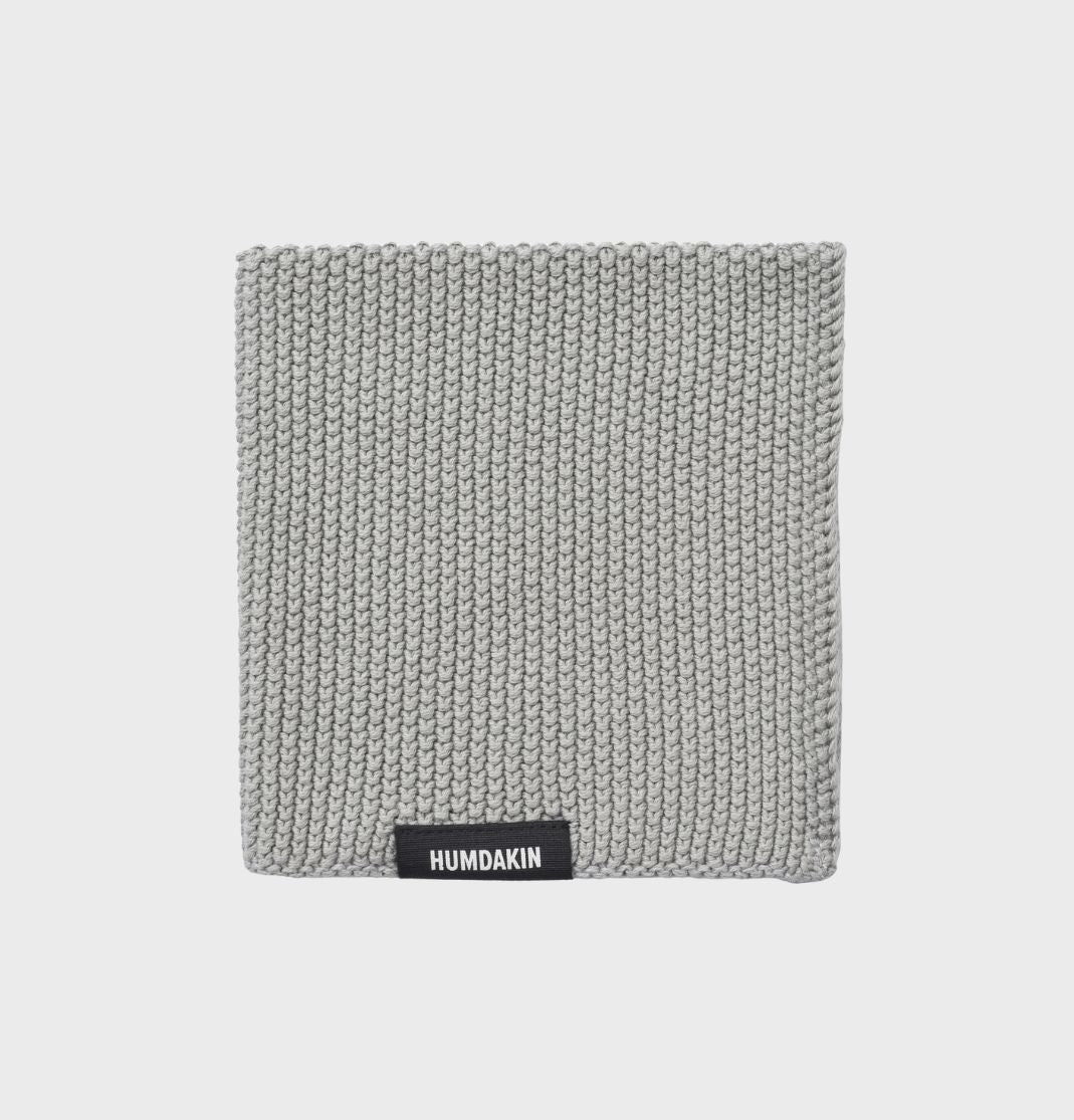 HUMDAKIN Strikket karklud Organic textiles 019 Stone