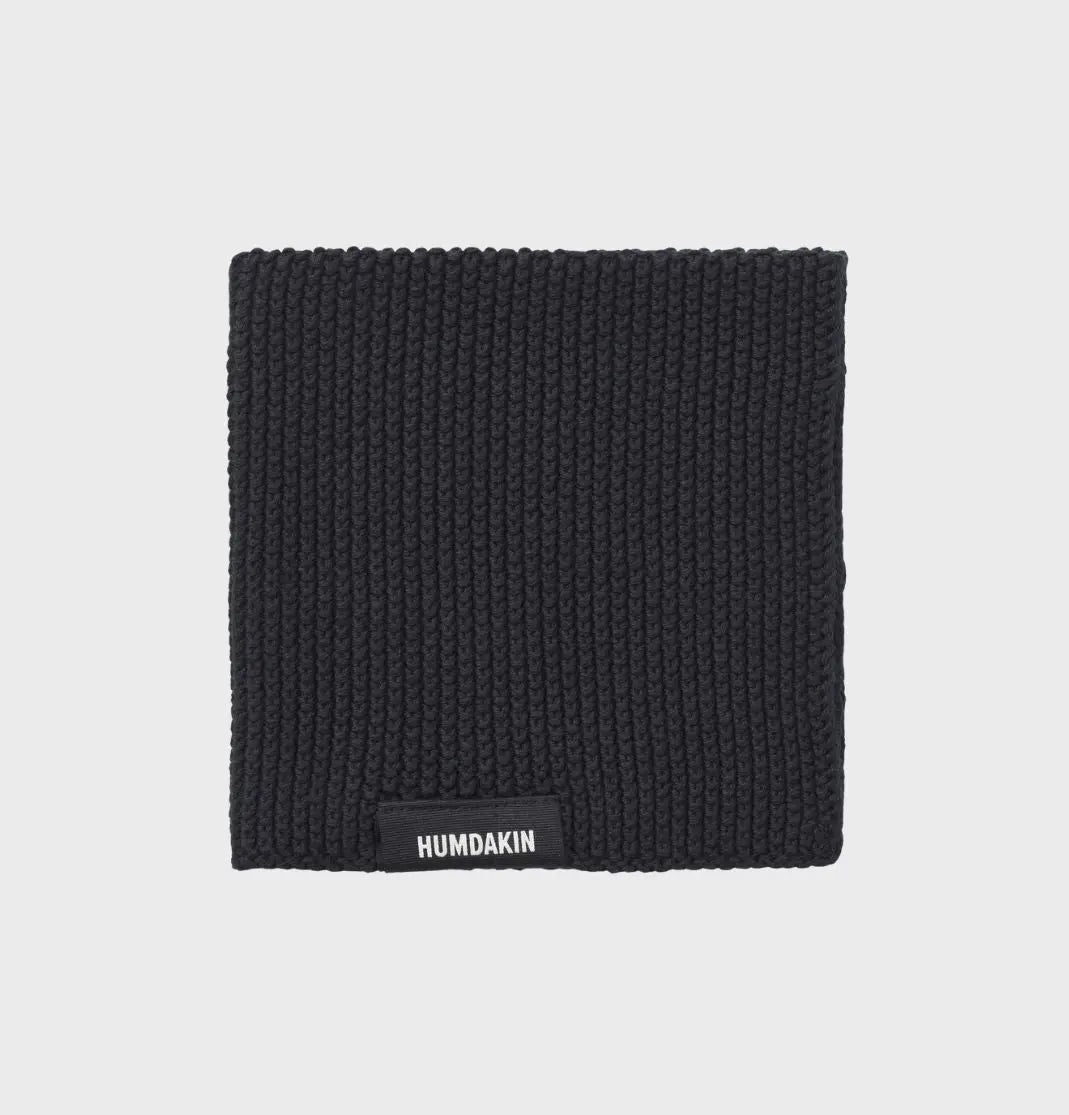 HUMDAKIN Strikket karklud Organic Textiles 020 Coal