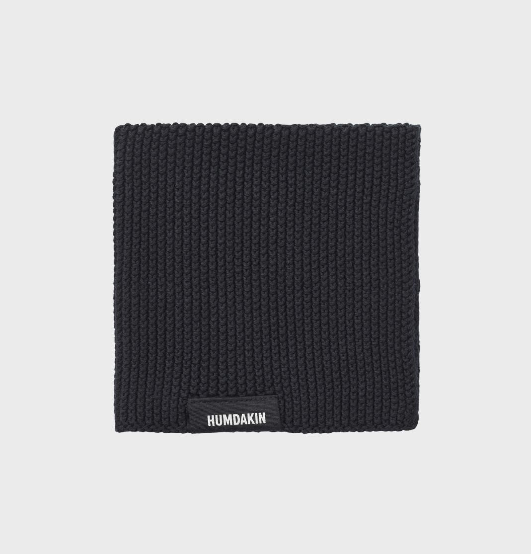 HUMDAKIN Strikket karklud Organic textiles 020 Coal