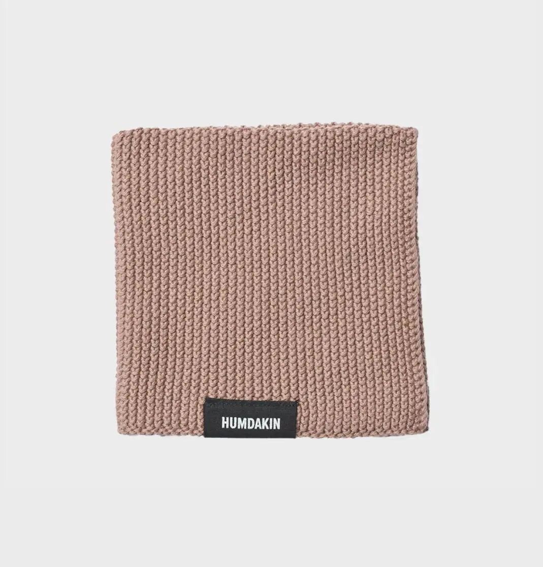 HUMDAKIN Strikket karklud Organic Textiles 07 Latte